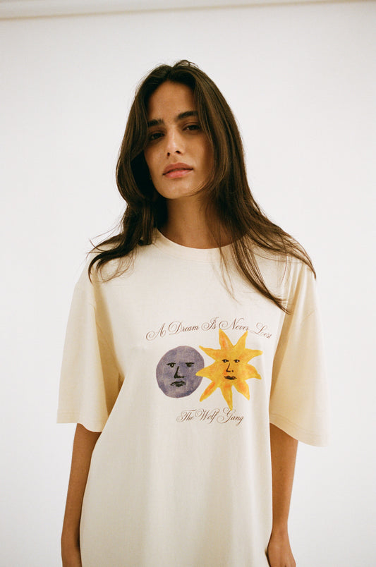 Relaxed Camiseta T-shirt - Cream