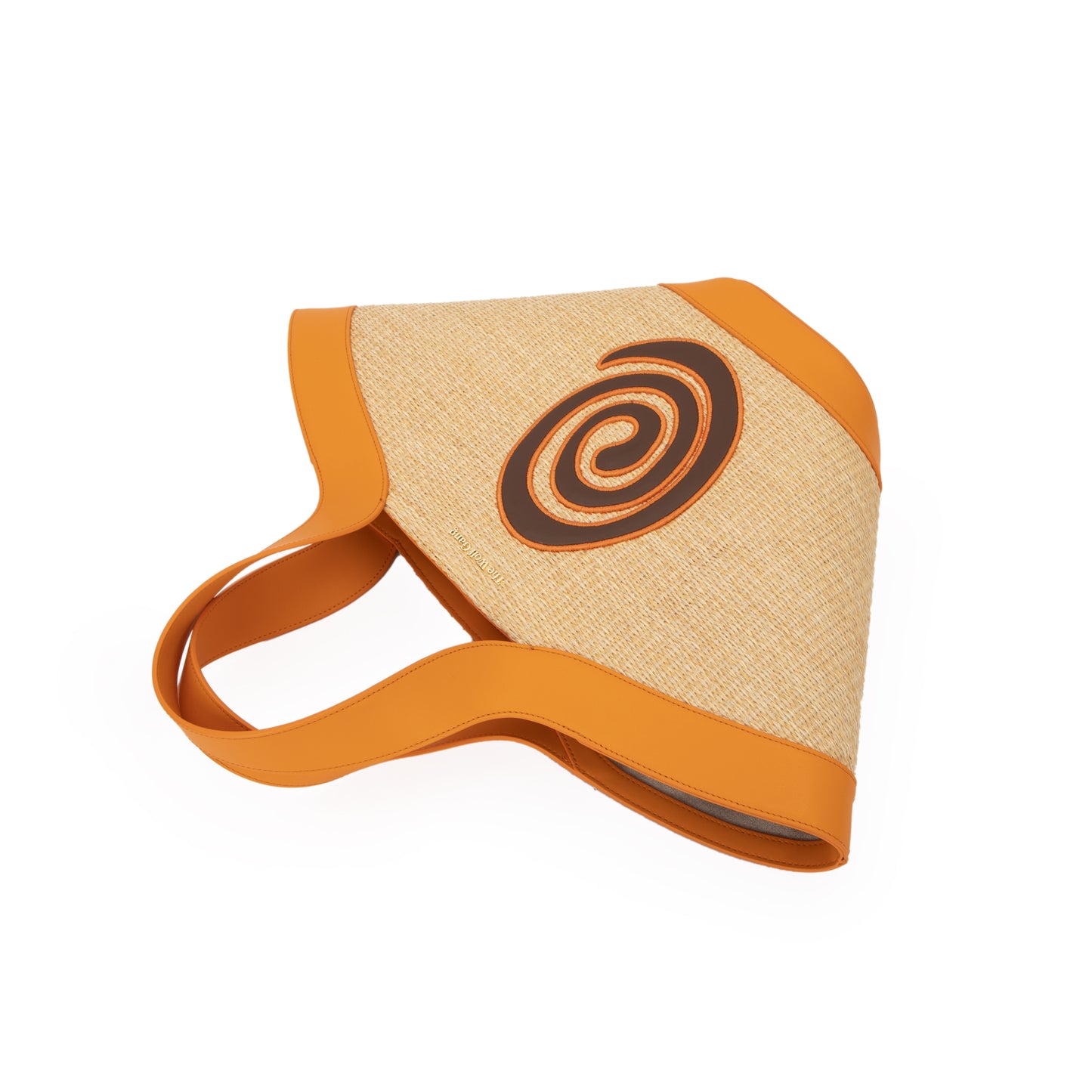 Kiki Tote - Natural/Tangerine