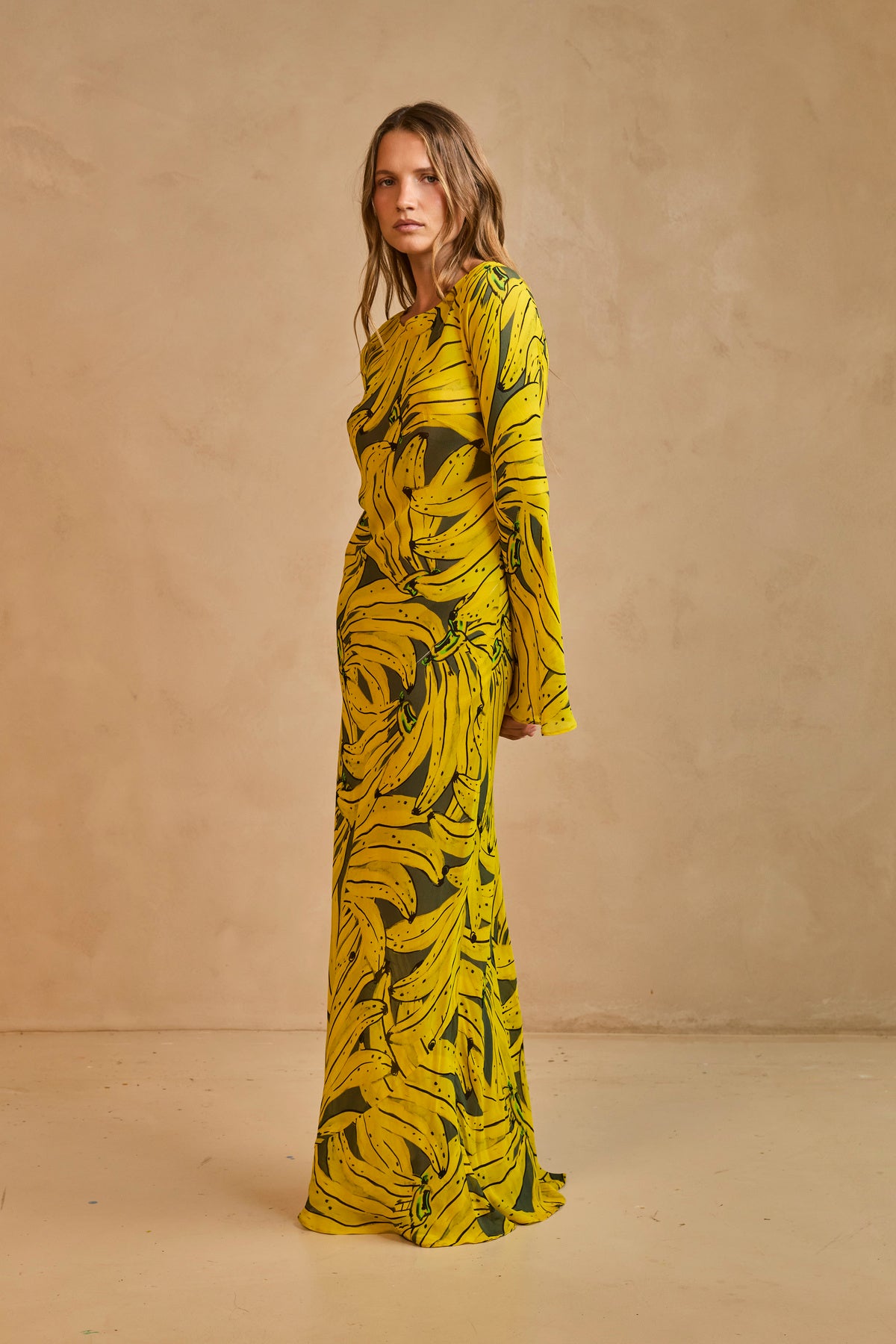 Lottie Maxi Dress - Banana