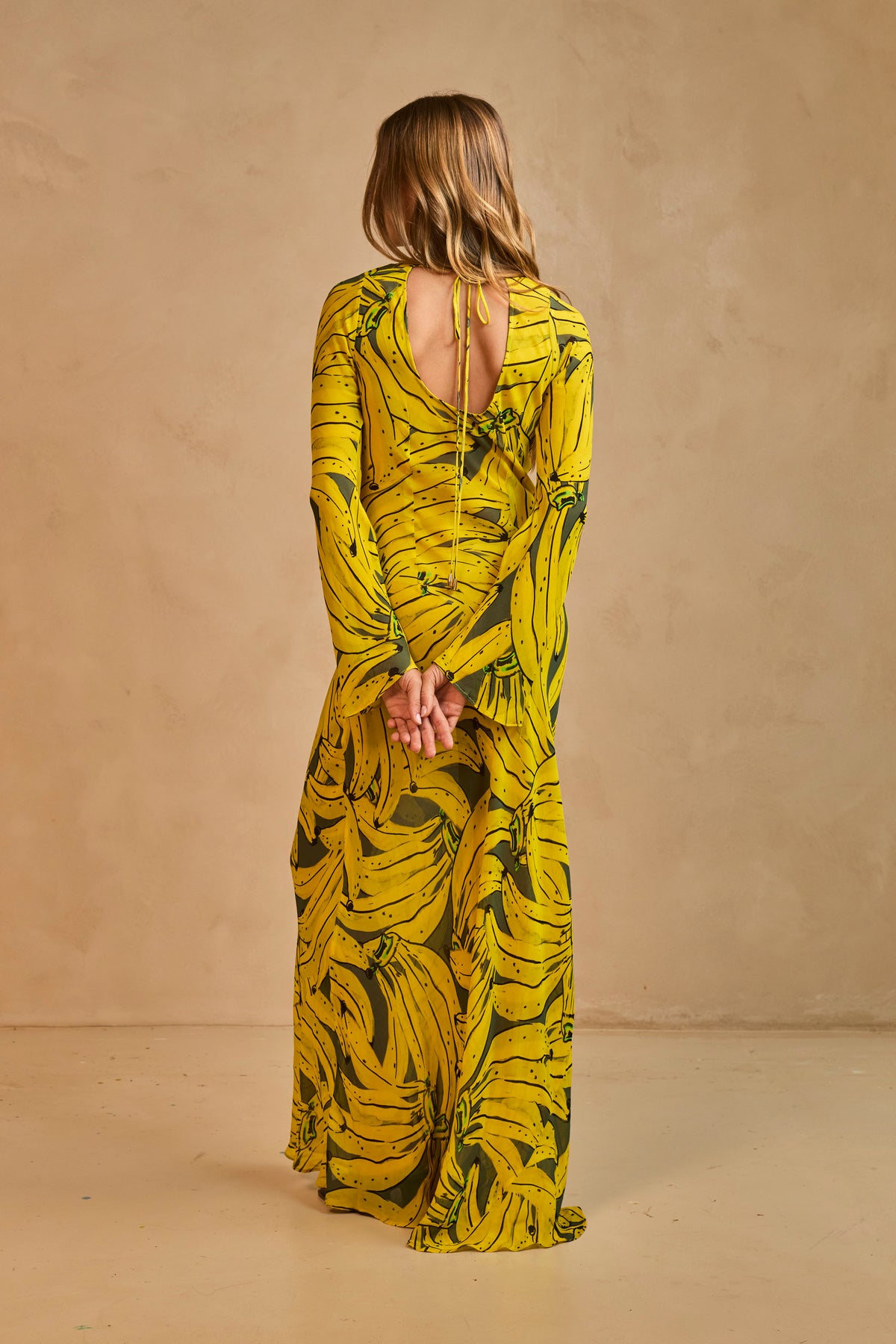 Lottie Maxi Dress - Banana