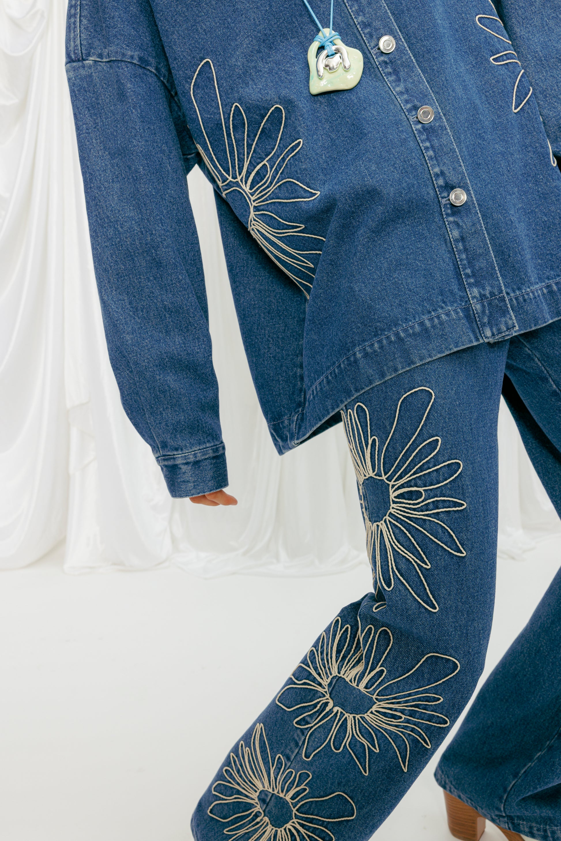 Amana Denim Shirt - Bluestone