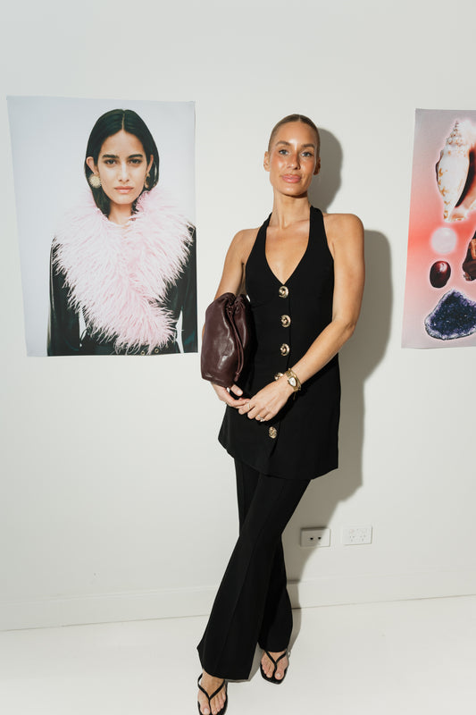 Irida Vest Dress - Noir