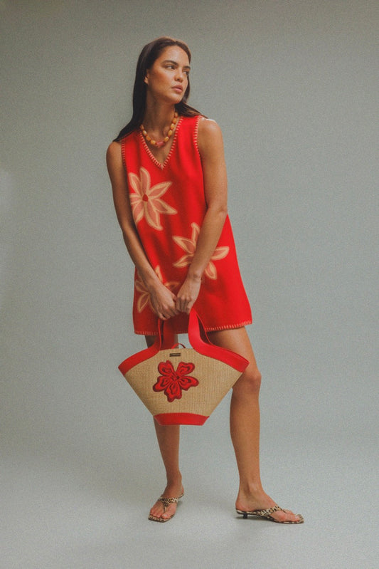 Aggie Mini Dress - Rojo