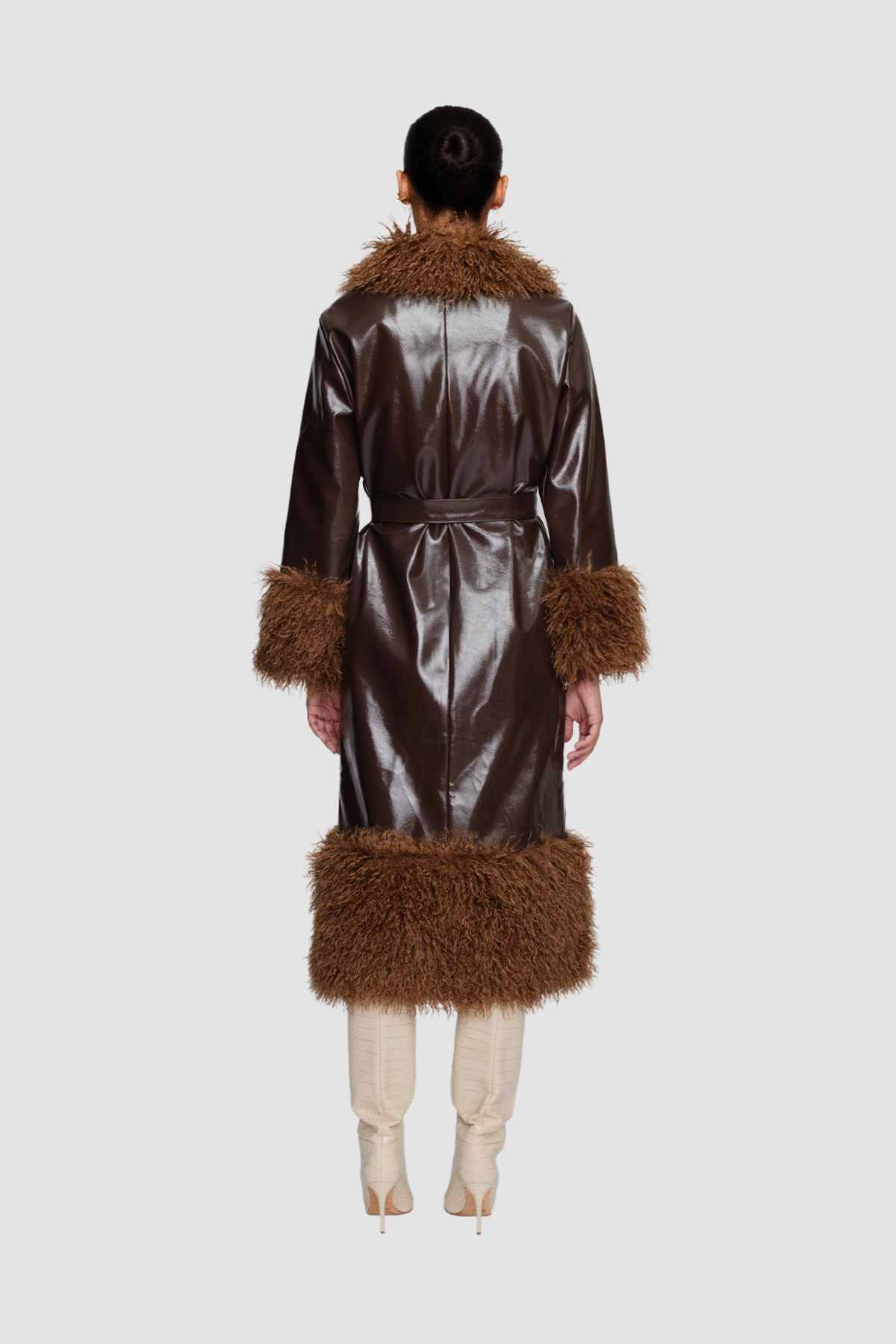 The Wolf Gang - Abrigo Coat in Chocolate