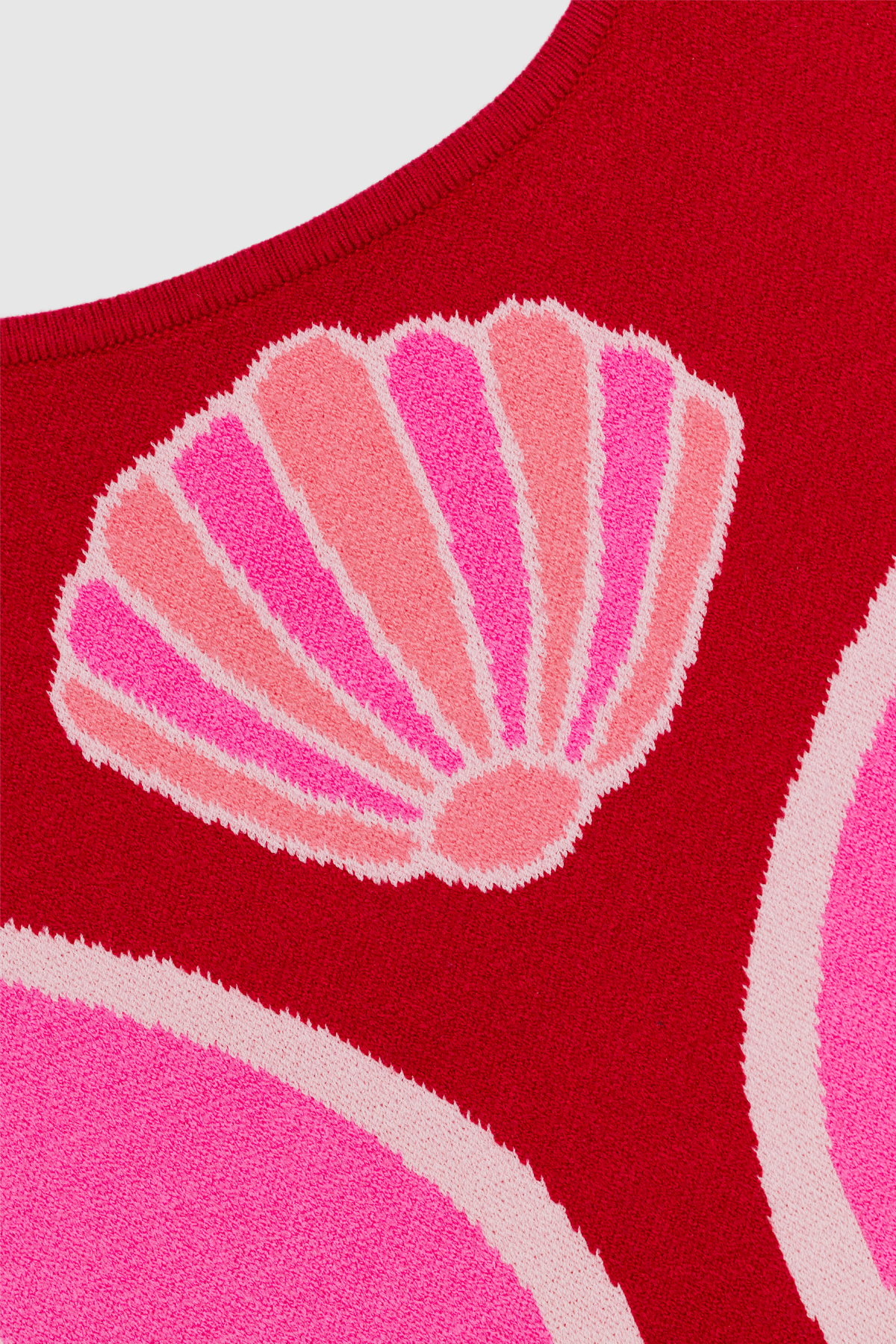 Concha Knit Maxi Dress - Cherry Shell