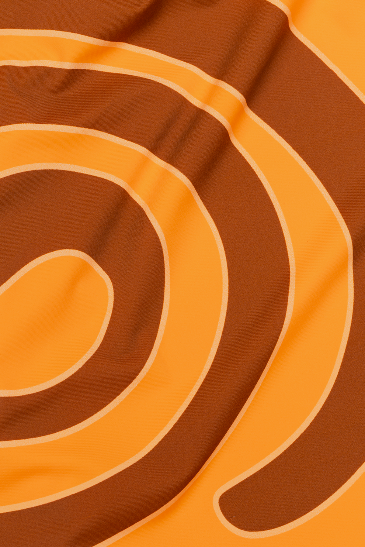 Giro Halter Dress - Tangerine Swirl
