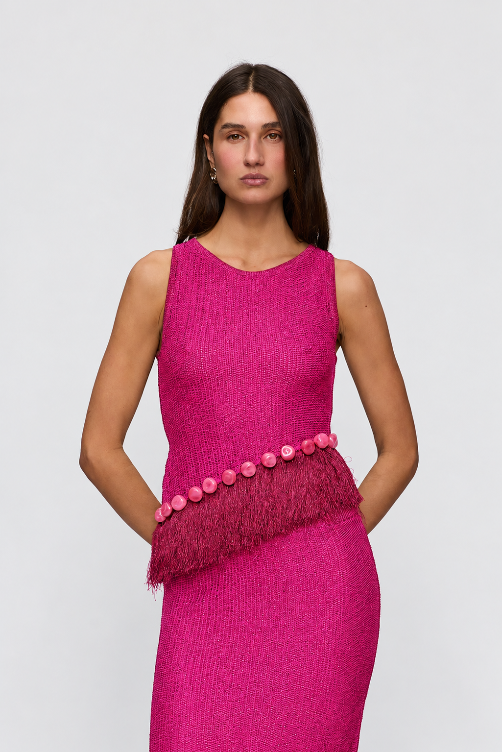 Casilda Tank - Flamingo