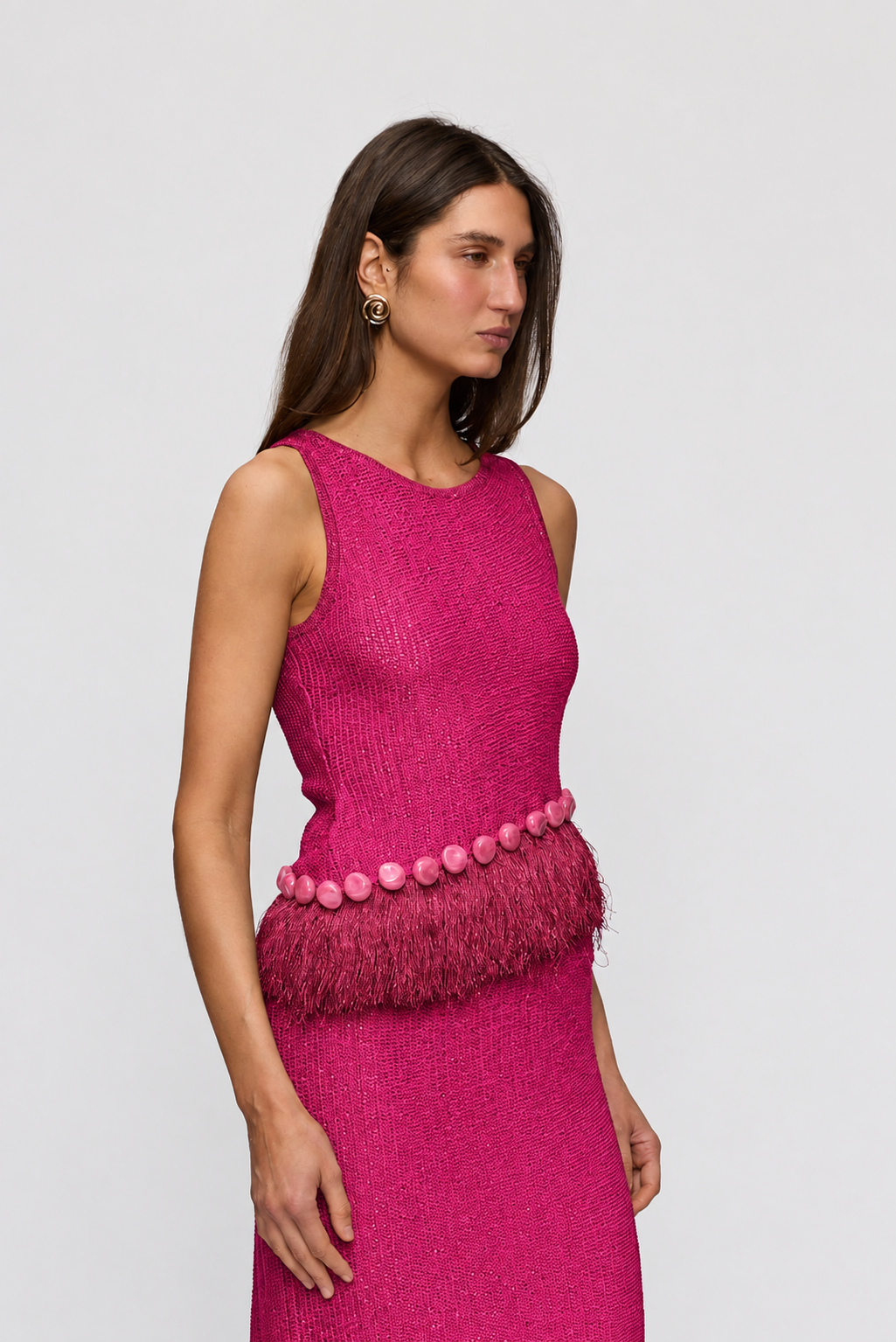 Casilda Tank - Flamingo