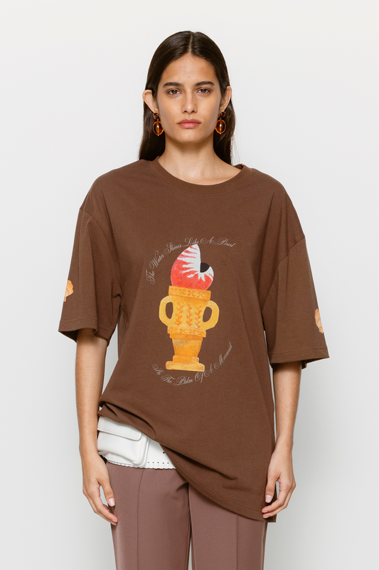 Relaxed Camiseta T-shirt - Chocolate