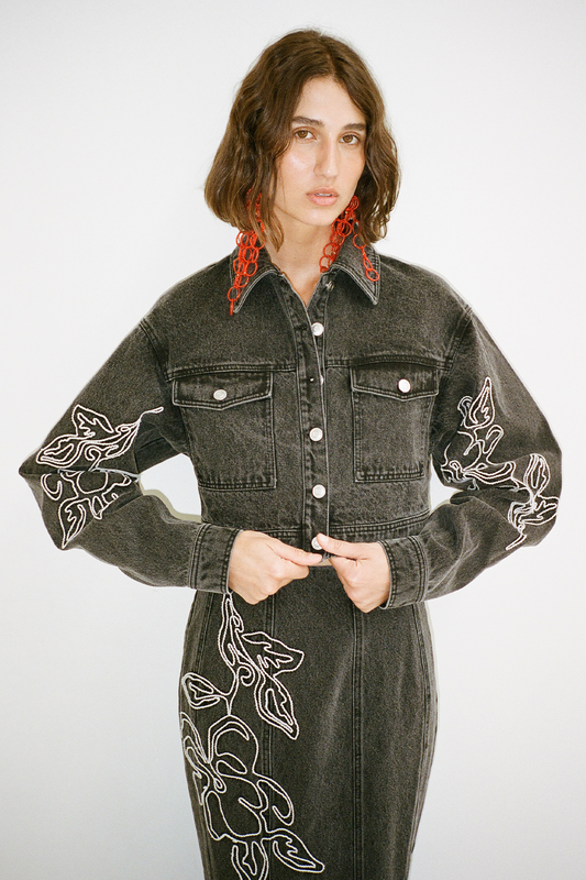 Franka Denim Jacket - Ash