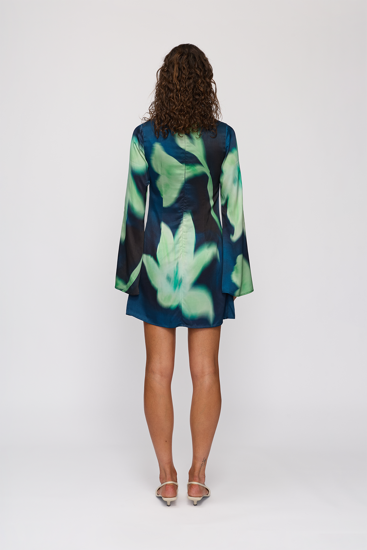 Brisa Mini Dress - Midnight Flower