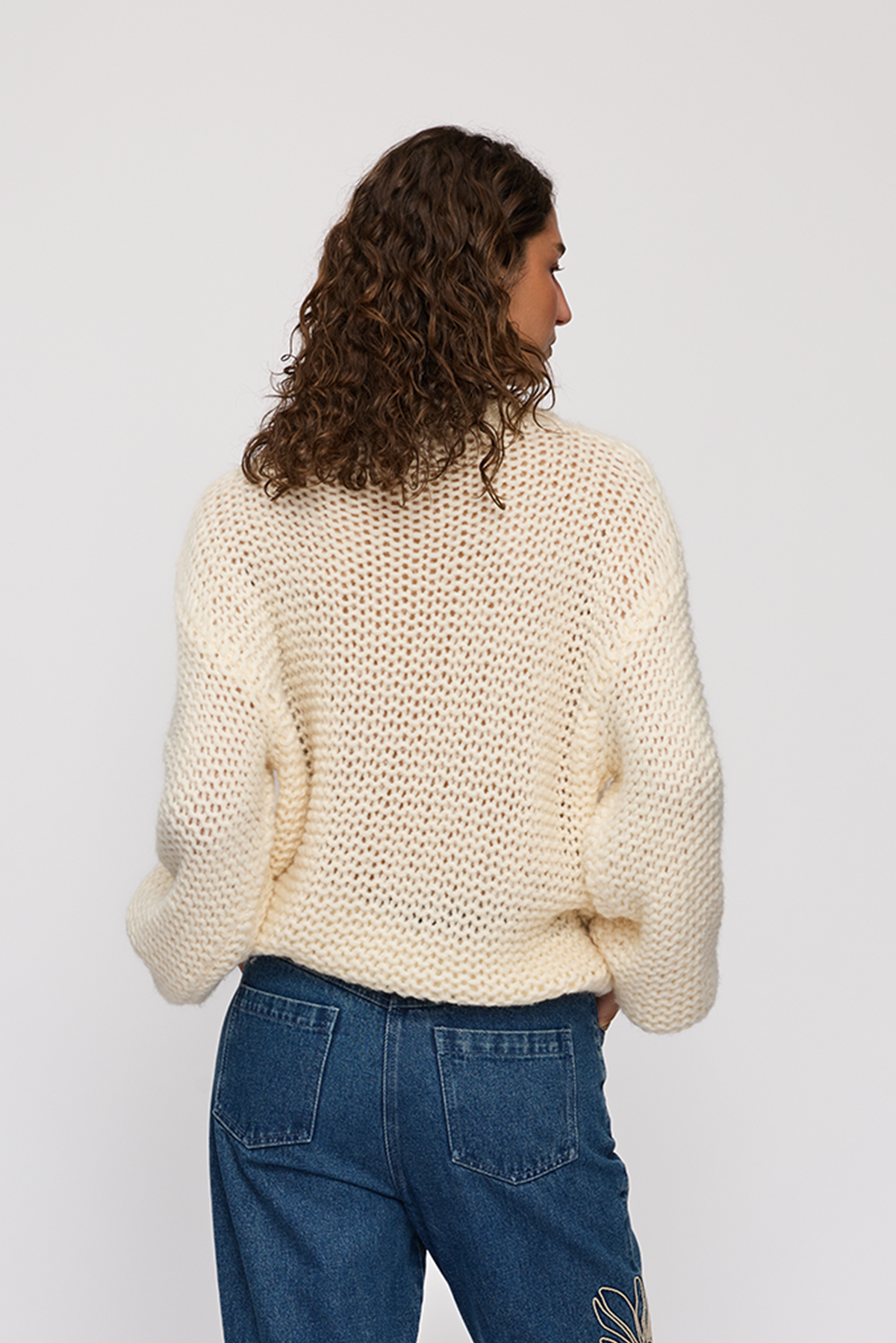 Lucia Knit Sweater - Ivory