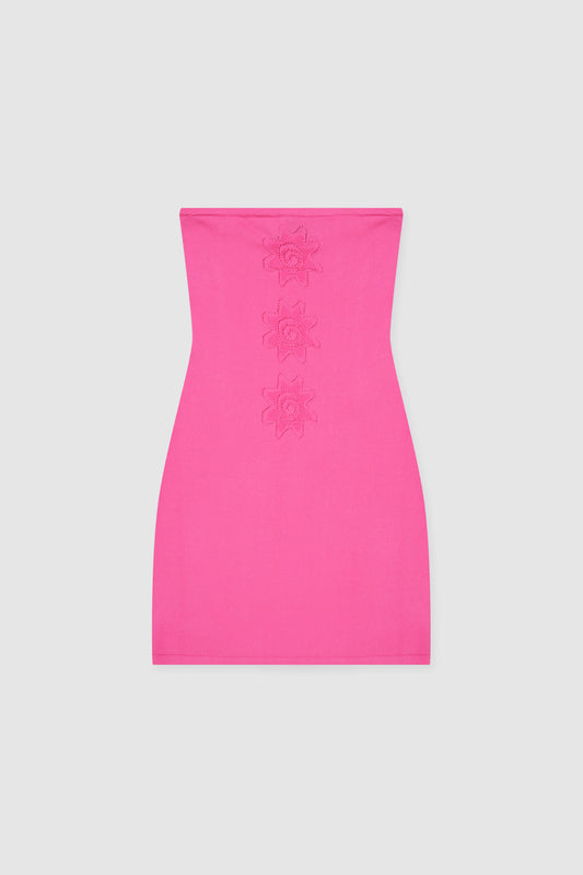 Bettina Strapless Tube Dress - Candy