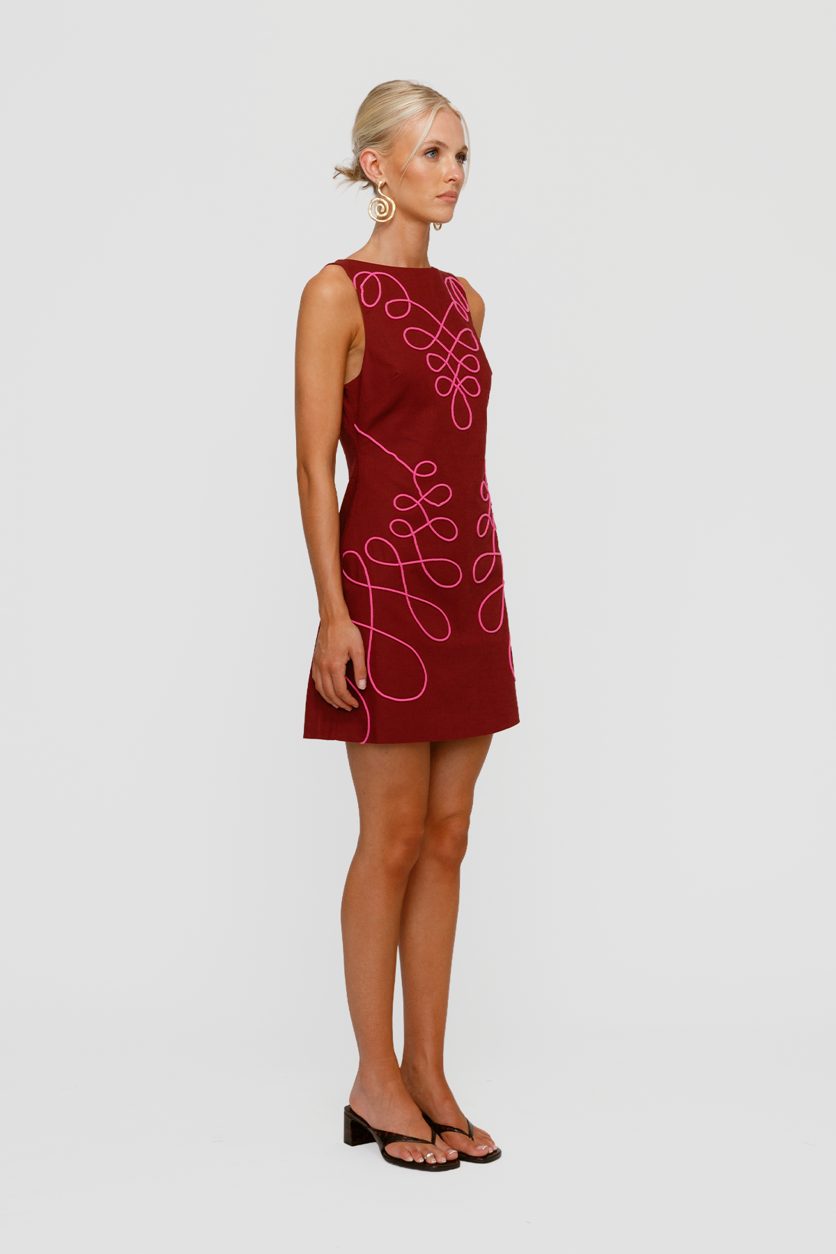 Lera Mini Dress - Magenta