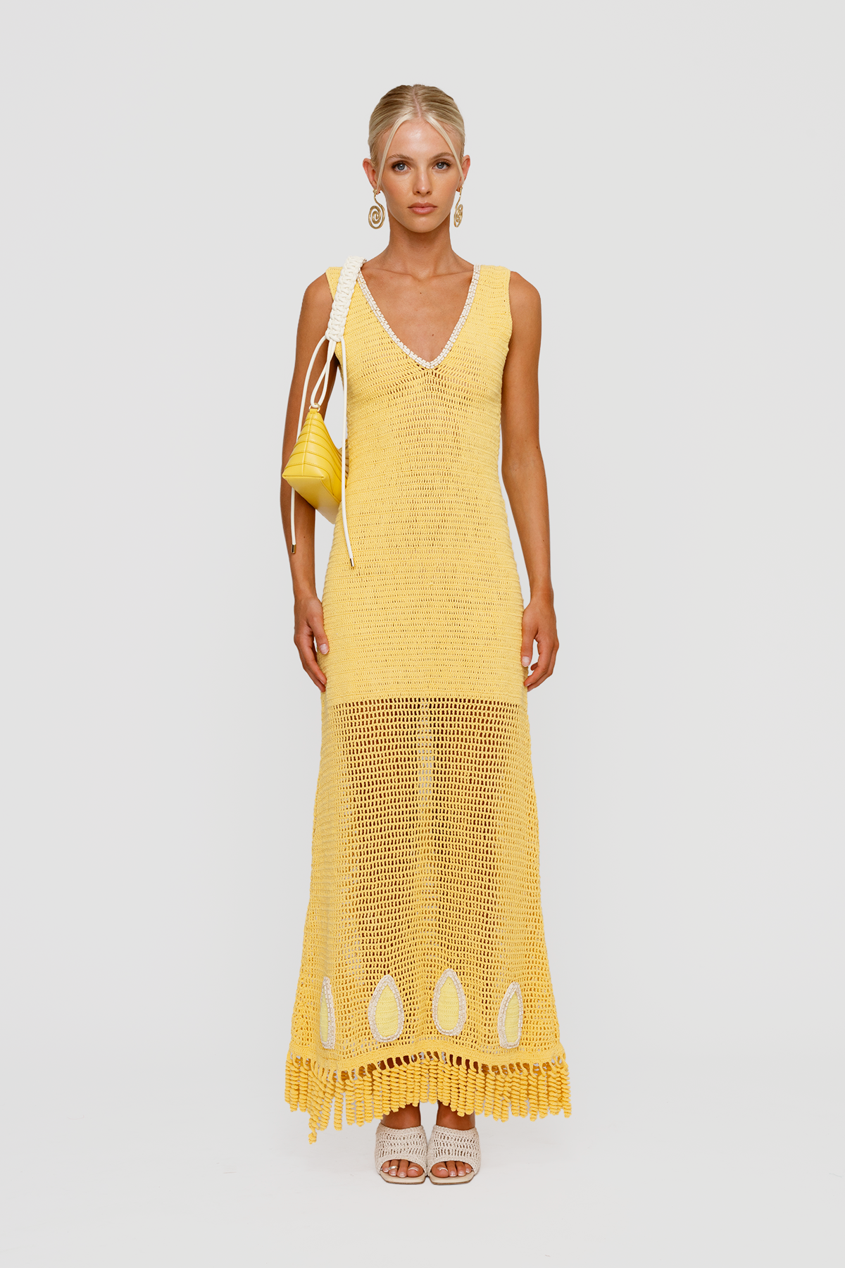 Naia Crochet Maxi Dress
