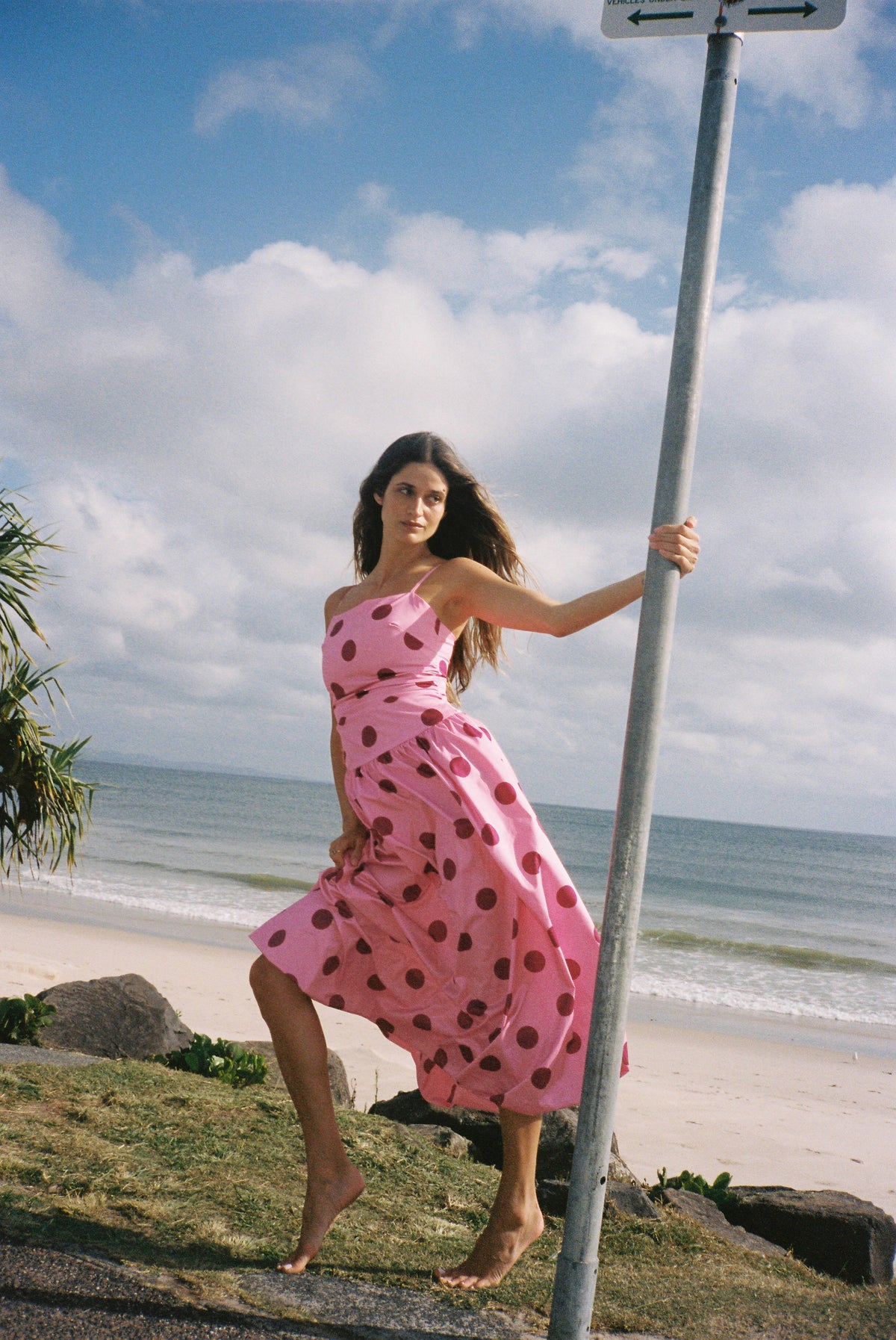 Gaia Bubble Maxi Dress - Candy Spot