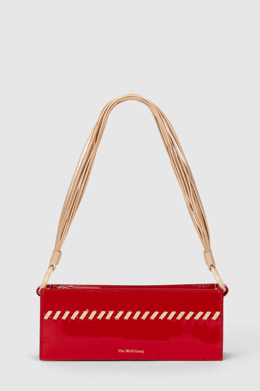 Ida Whipstitch Shoulder Bag - Dahlia
