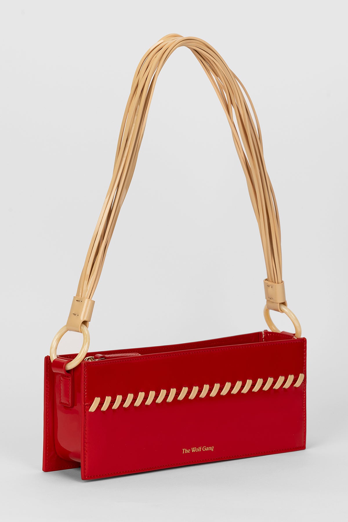 Ida Whipstitch Shoulder Bag - Dahlia