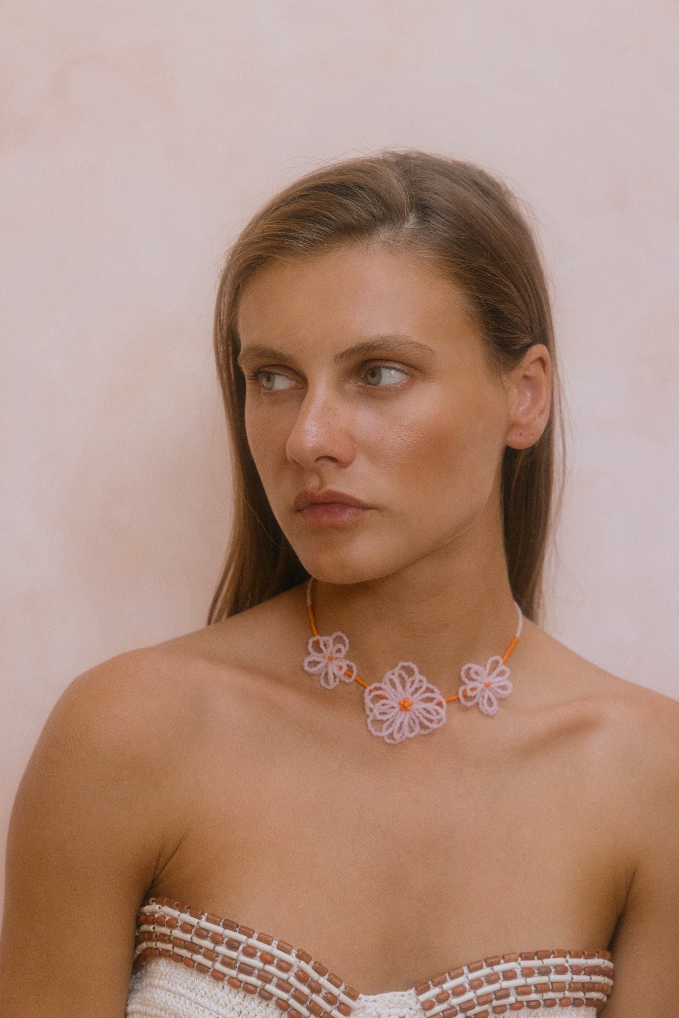 Loula Flower Necklace - Floss