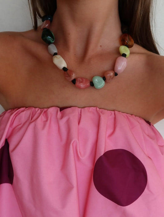 Inka Beaded Necklace - Multi