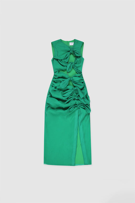 Allegra Midi Dress - Emerald