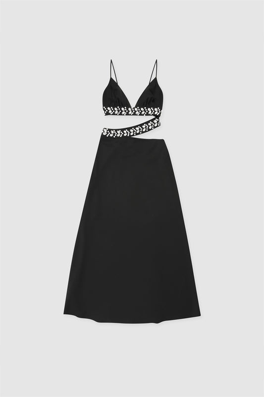 La Playa Maxi Dress - Noir