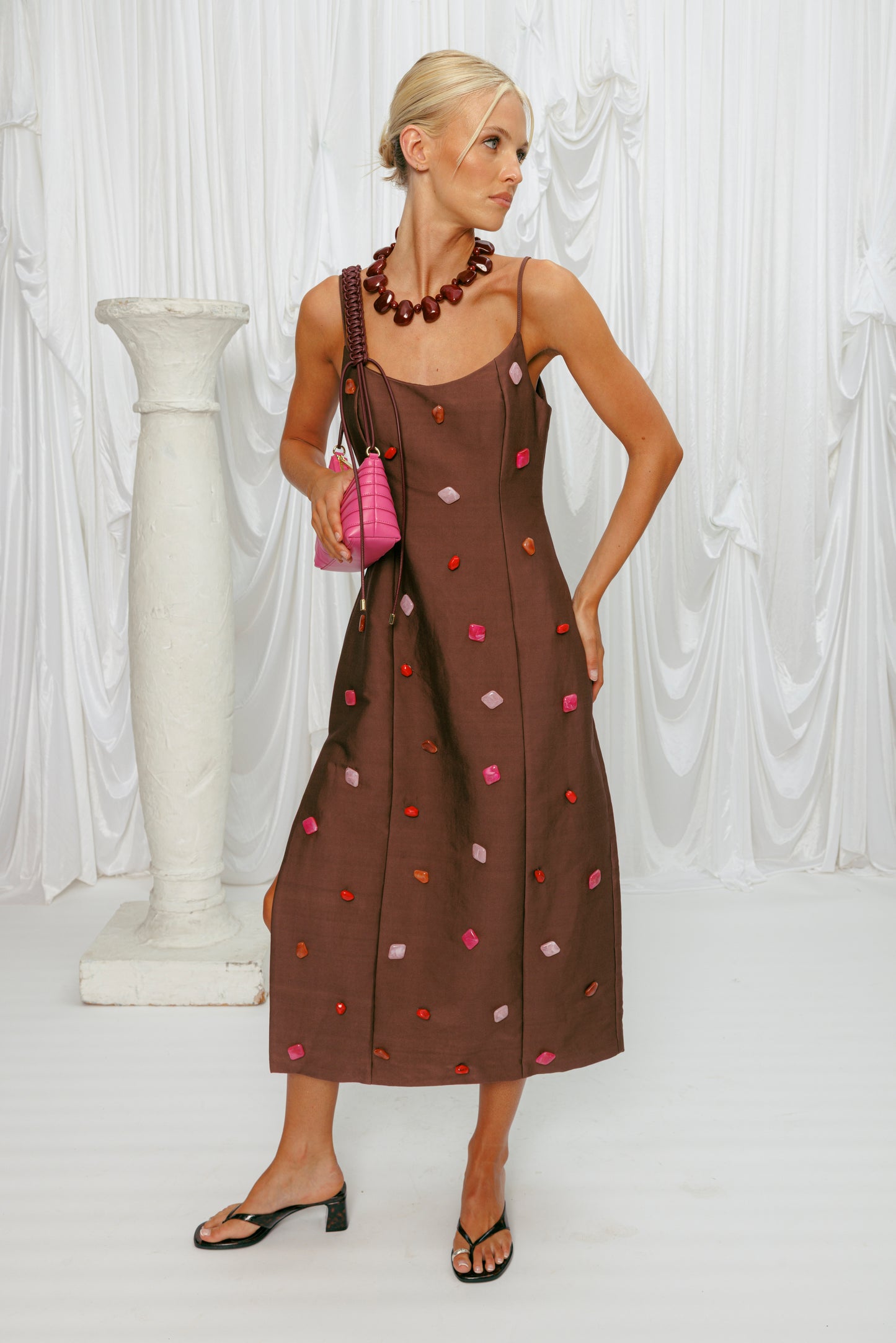 Romy Maxi Dress - Chocolate