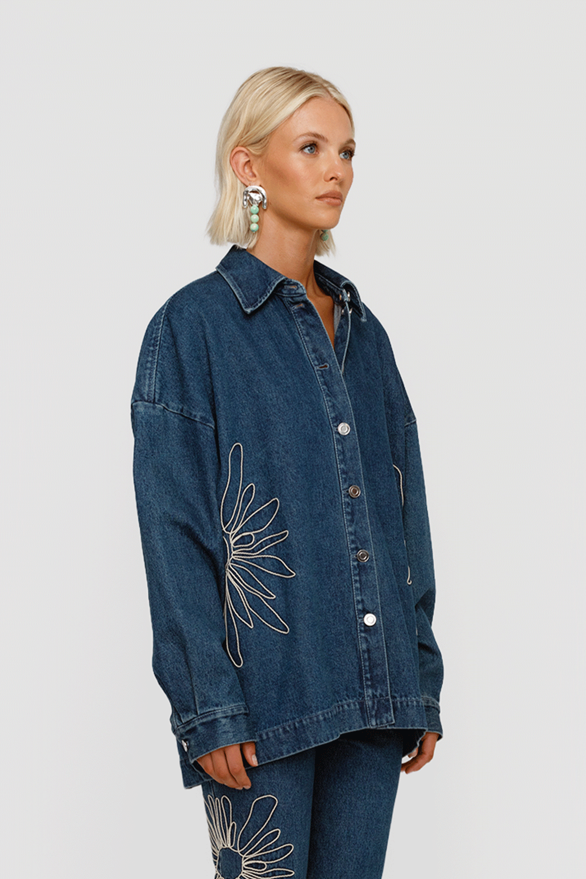 Amana Denim Shirt - Bluestone
