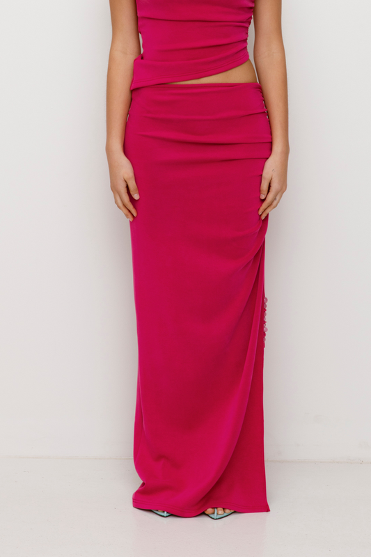 Flor Skirt - Magenta