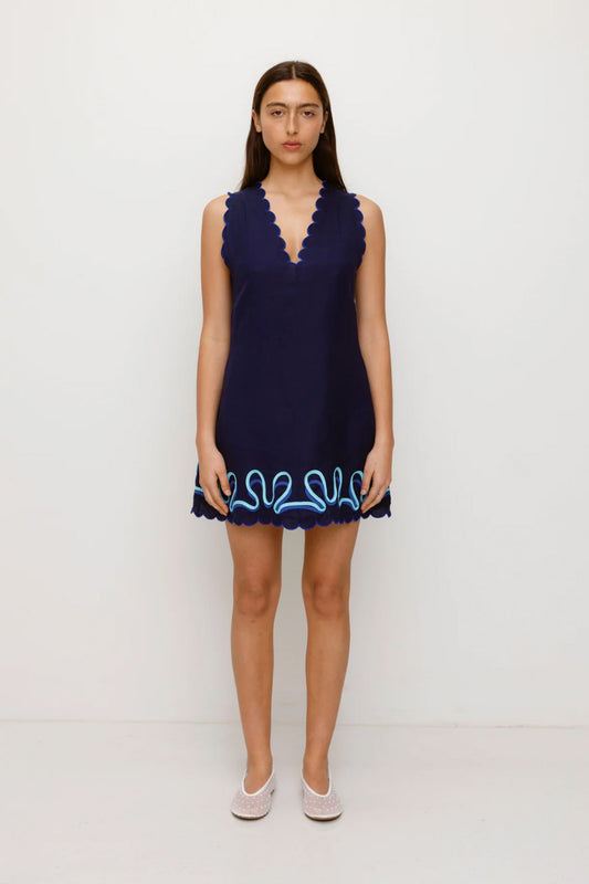 Zabelle Mini Dress - Ink