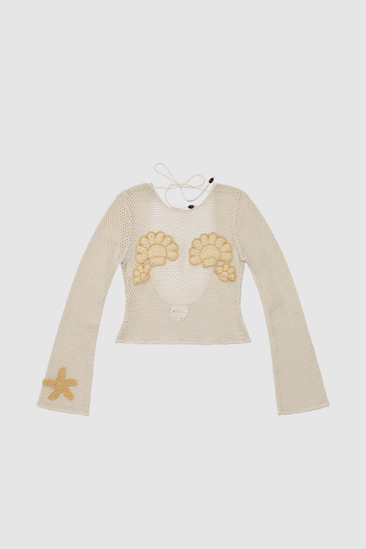 Enza Long Sleeve Top - Creme