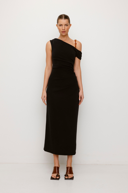 Flor Maxi Dress - Noir