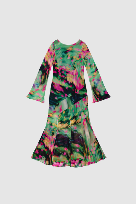 Giselle Dress - Verde Blur