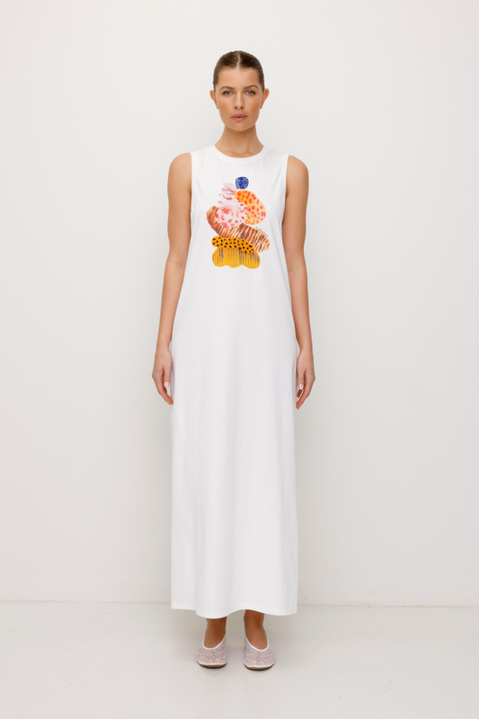 Kora Tee Dress - Ivory