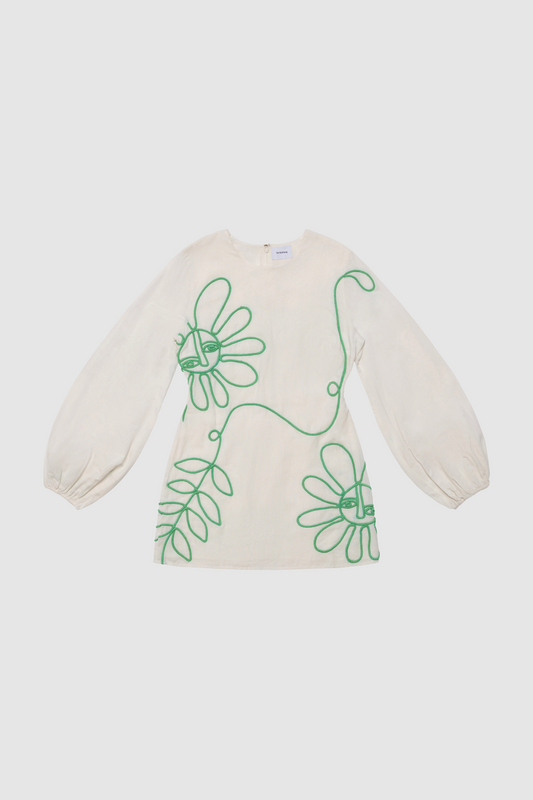 Luna Mini Dress - Ivory