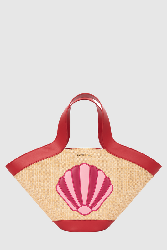 Kiki Tote - Natural/Cherry