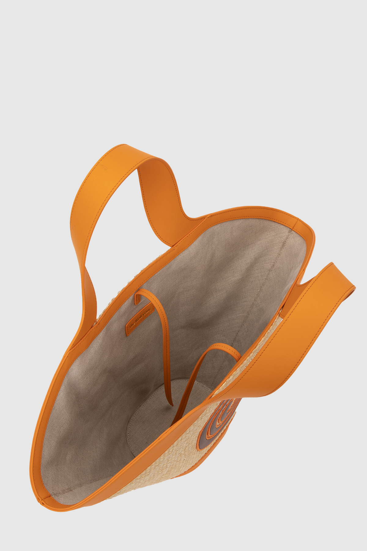 Kiki Tote - Natural/Tangerine