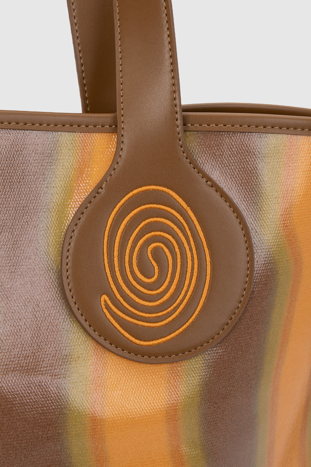 La Playa Tote - Tangerine Stripe