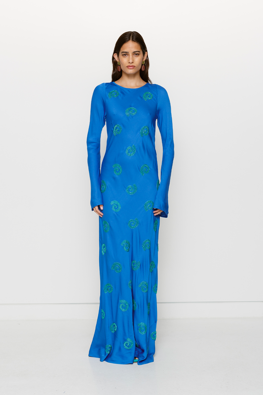 Zephora Maxi Dress - Topaz