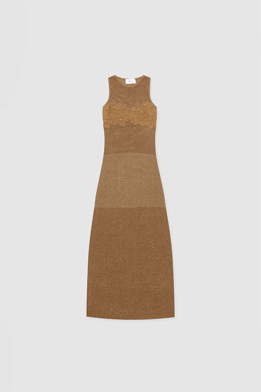Iris Maxi Dress - Gold