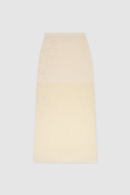 Iris Maxi Skirt - Ivory