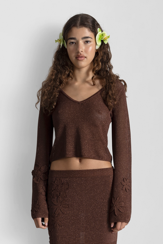 Iris Blouse - Bronze