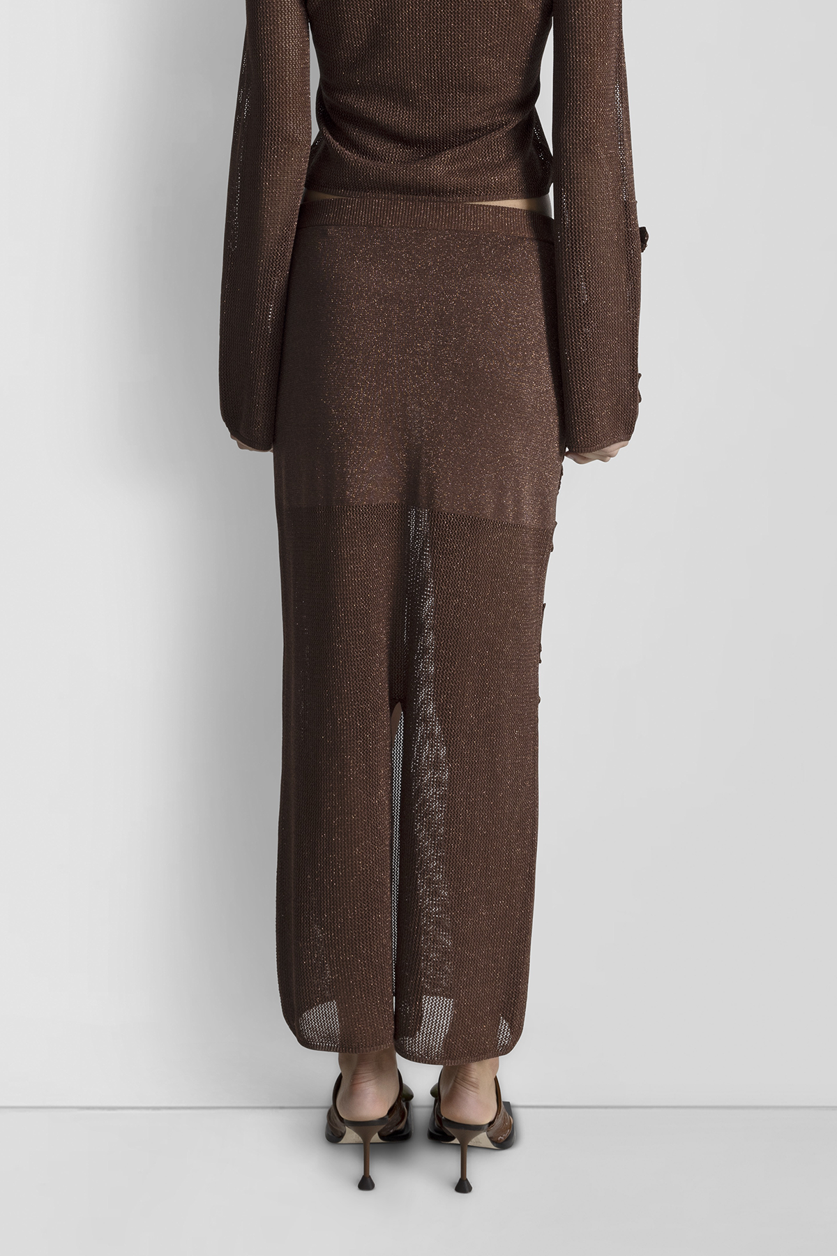 Iris Maxi Skirt - Bronze