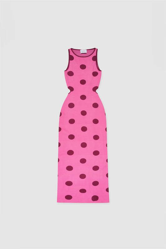 Mira Knit Maxi Dress - Candy Spot