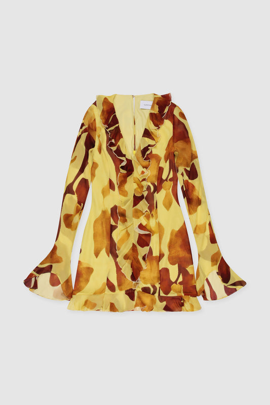 Rhapsody Mini Dress - Marigold Iris