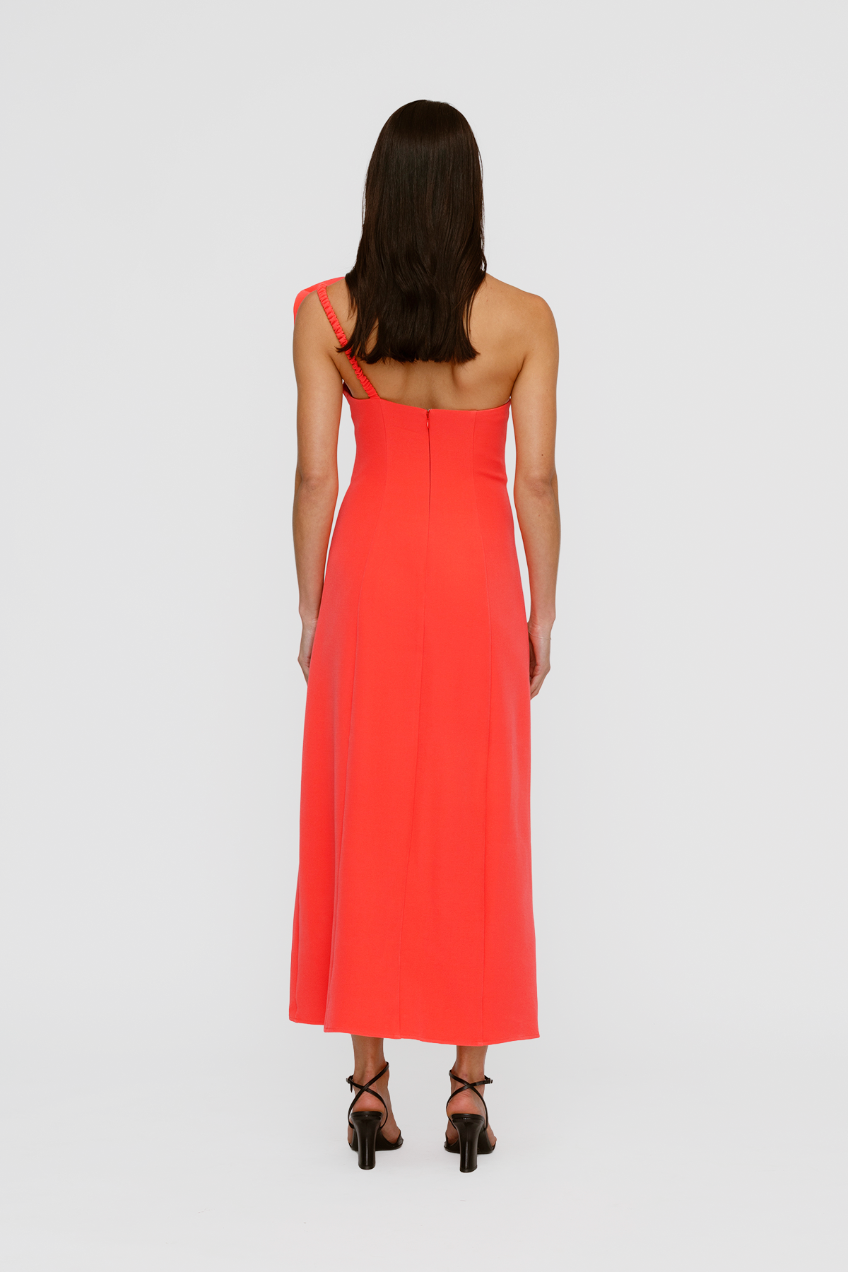 Flores Midi Dress - Berry