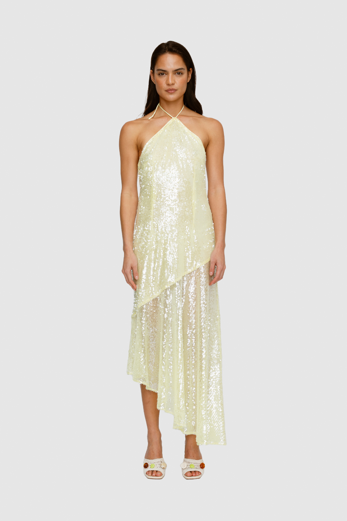 The Wolf Gang Mina Sequin Maxi Dress