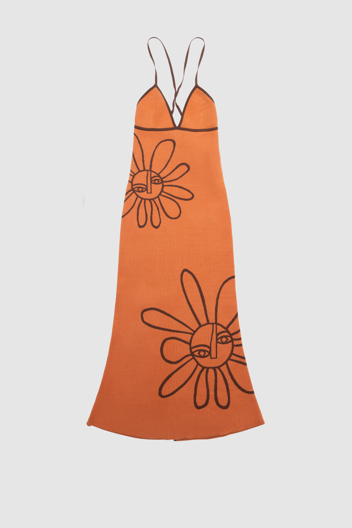 Soleil Knit Midi Dress - Jaffa