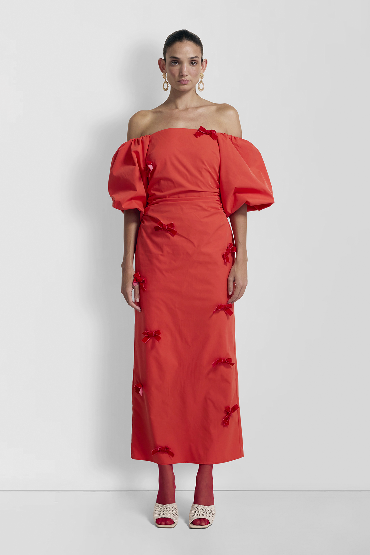 amar midi dress the wolf gang The Wolf Gang Amar Midi Dress