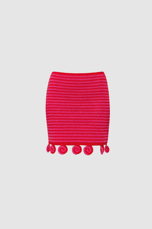 Bellezza Crochet Skirt - Candy